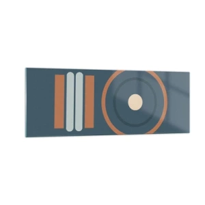 Quadro em vidro - A essência da questão - 140x50 cm