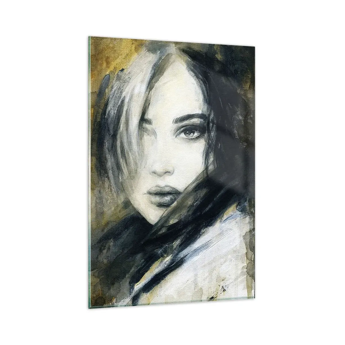 Quadro em vidro - Mais inocente ou sensual? - 80x120 cm