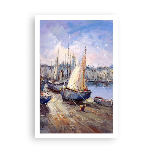 Pôster - Uma cidade à beira da baía - 61x91 cm
