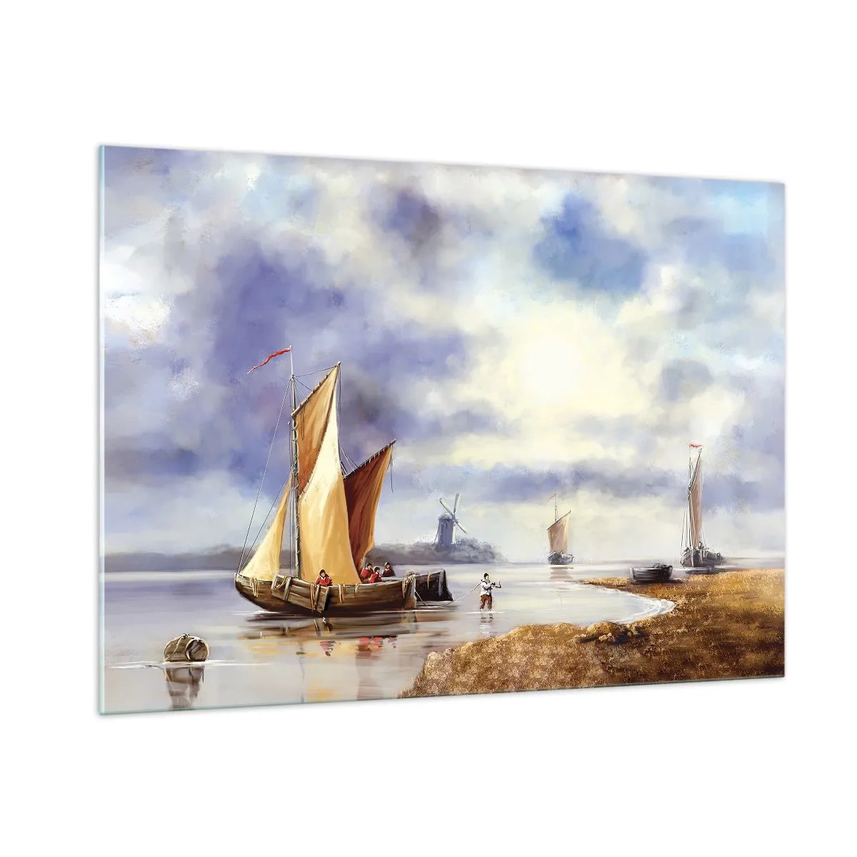 Quadro em vidro - O regresso dos marinheiros - 100x70 cm