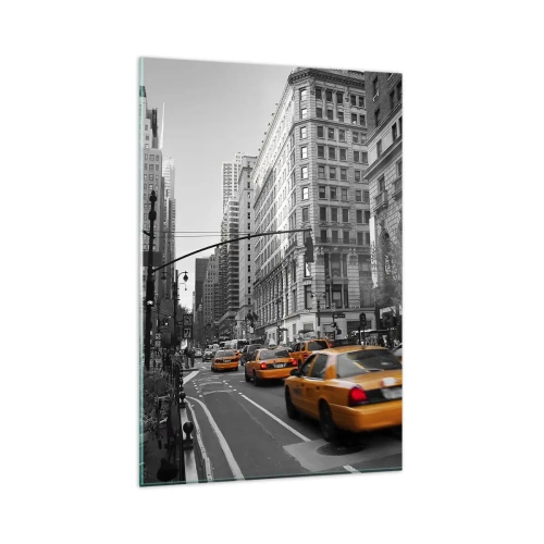 Quadro em vidro - Sol da cidade grande - 80x120 cm
