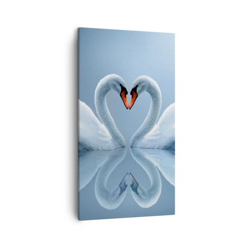Quadro em tela - Hora do amor - 45x80 cm