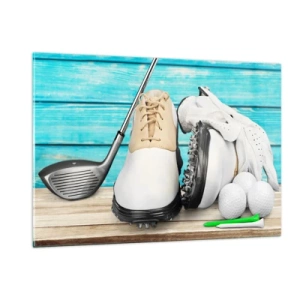 Quadro em vidro - Está tudo pronto - 120x80 cm