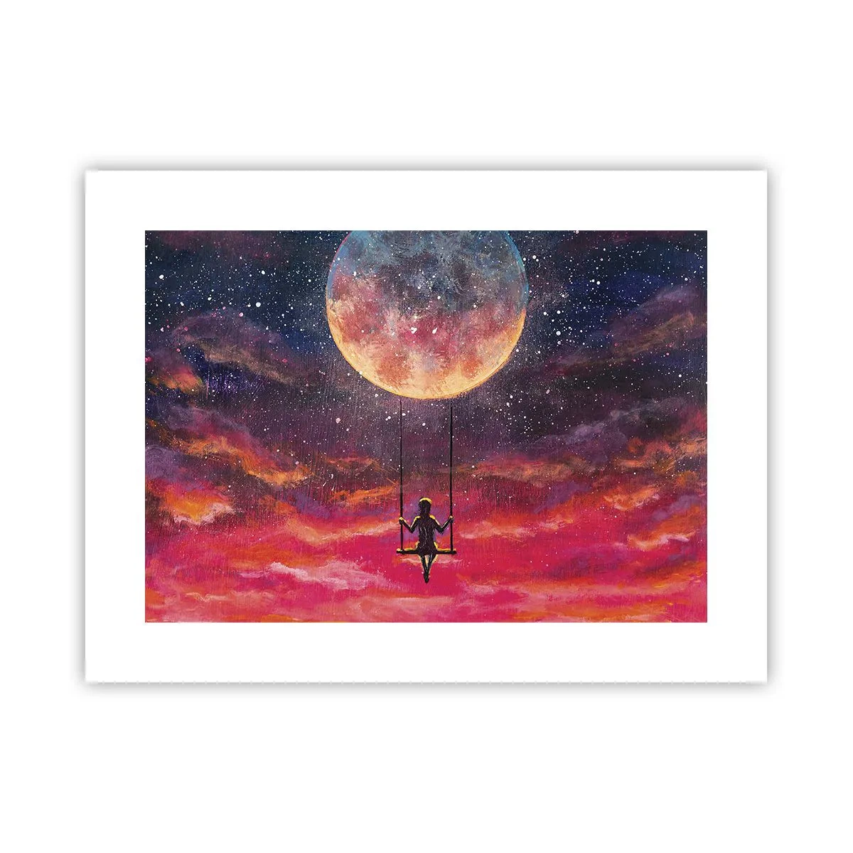 Pôster - Balanço nas nuvens - 40x30 cm