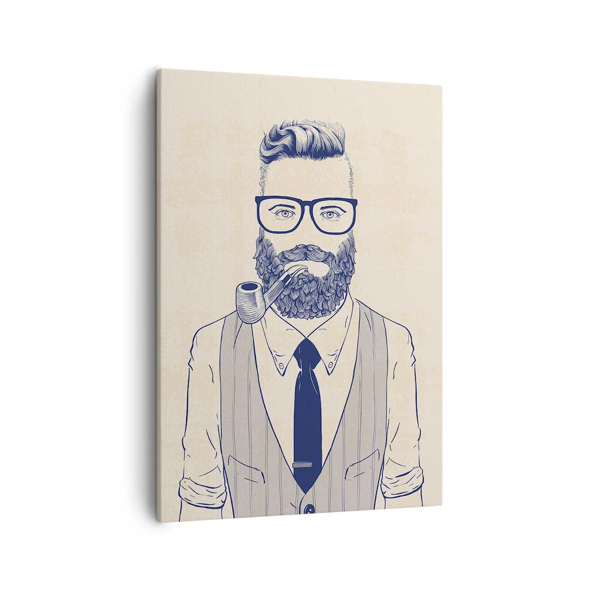 Quadro em tela - Alegre, masculino e elegante - 50x70 cm