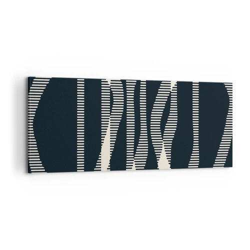 Quadro em tela - Uma tentativa de quebrar a escuridão - 120x50 cm