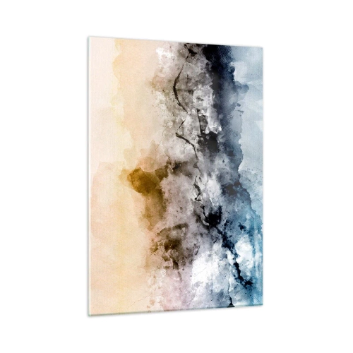 Quadro em vidro - Imersos no tumulto do nevoeiro - 50x70 cm