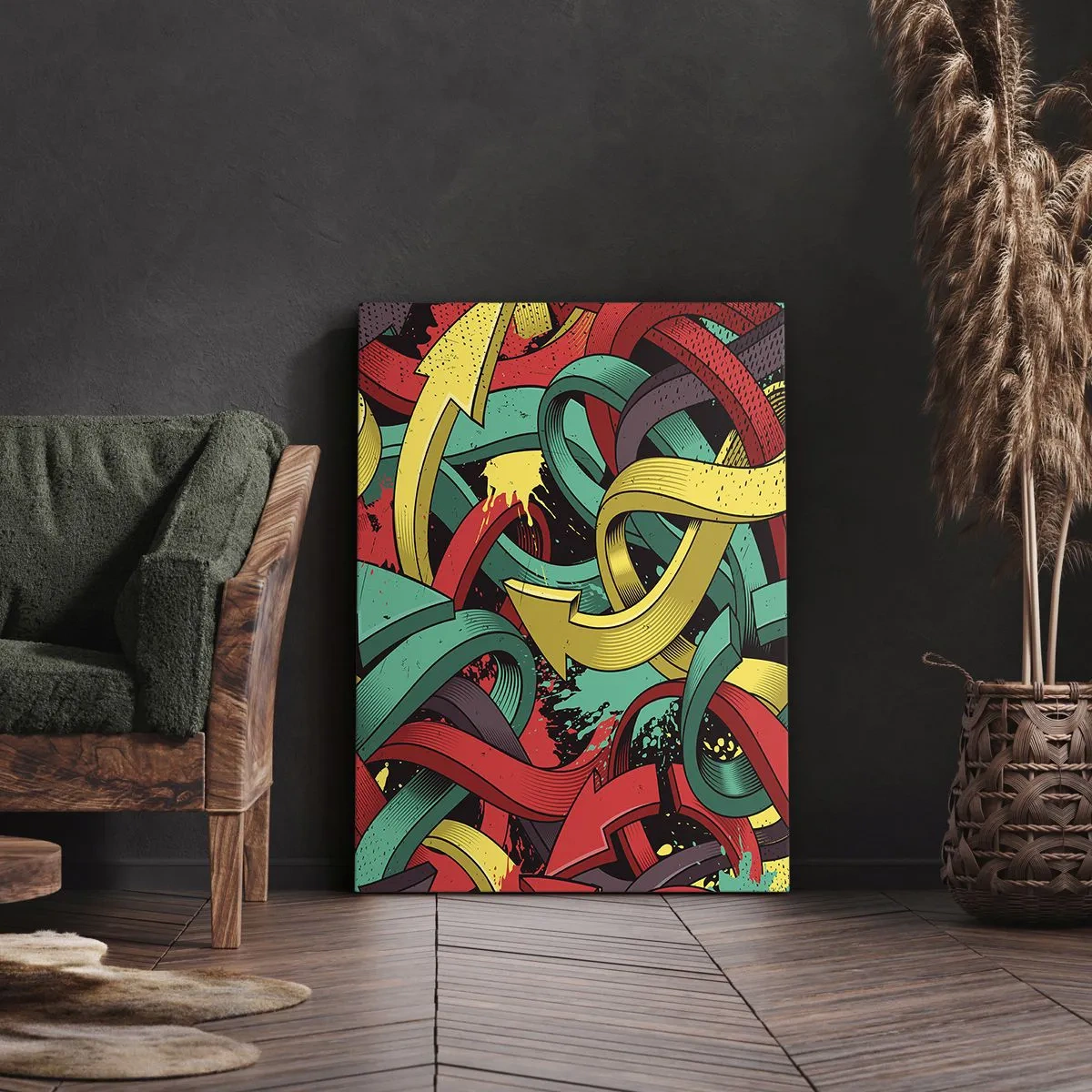 Quadro em tela - Qual o caminho para o destino? - 50x70 cm