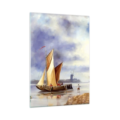 Quadro em vidro - O regresso dos marinheiros - 50x70 cm