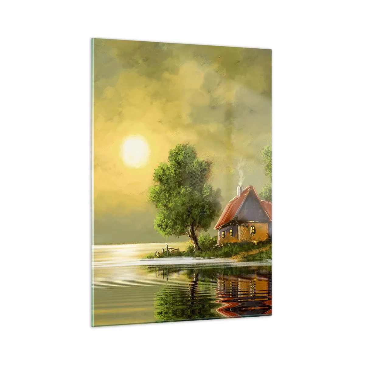 Quadro em vidro - Lindo como uma paisagem - 50x70 cm