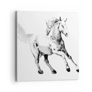 Quadro em tela - Alma Indomável - 70x70 cm