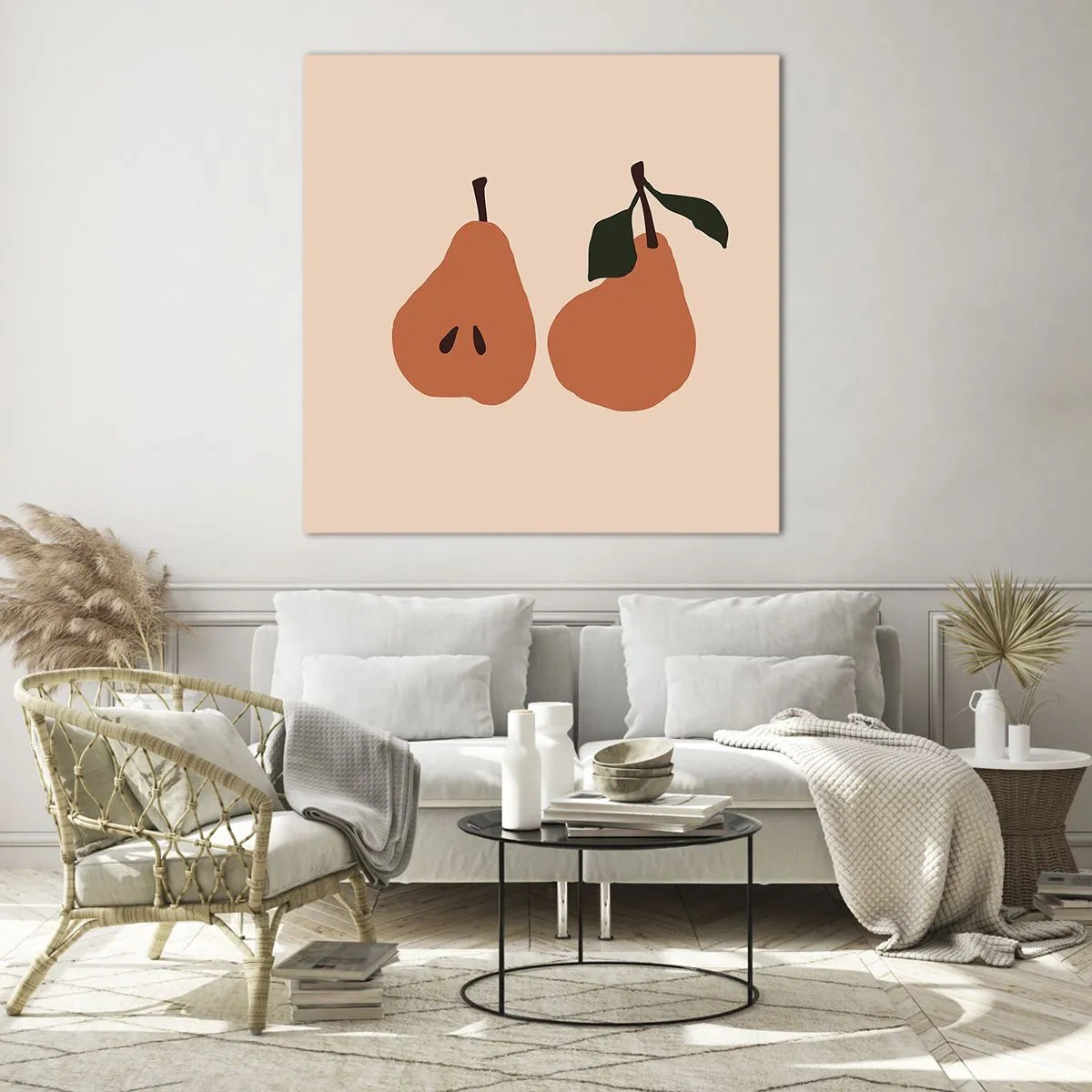 Quadro em vidro - A própria doçura - 50x50 cm