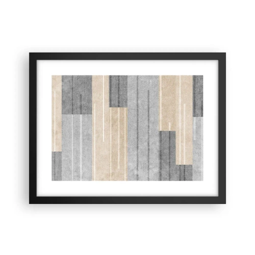 Pôster com moldura preta - Composição: mantenha vertical - 40x30 cm