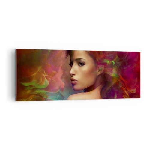 Quadro em tela - Mais bonito do que um arco-íris, tão delicado como um nevoeiro - 140x50 cm