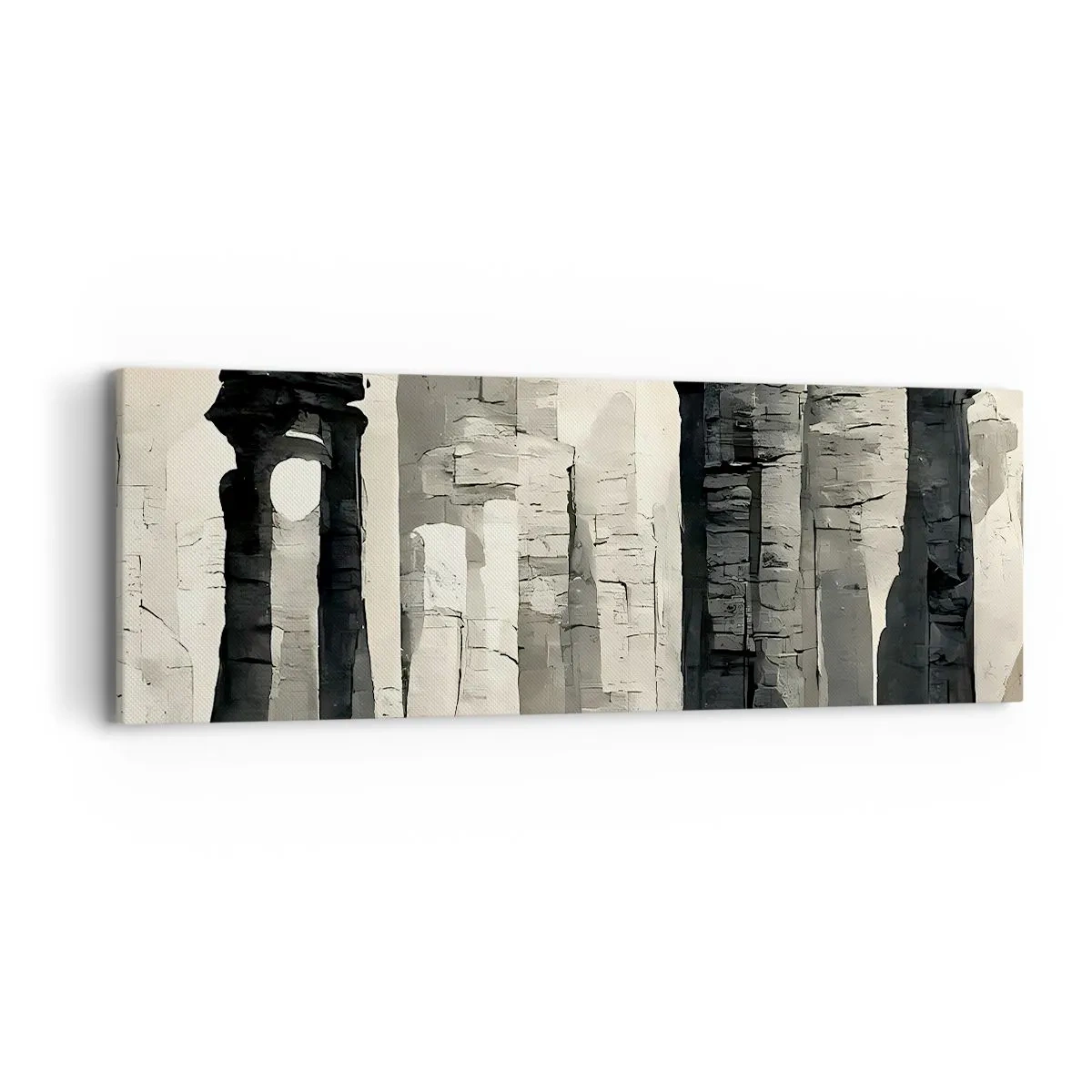 Quadro em tela - A majestade da antiguidade - 90x30 cm