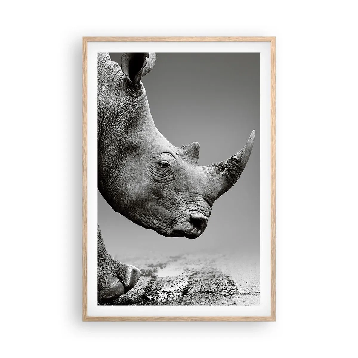 Pôster com moldura de carvalho claro - Força imparável - 61x91 cm