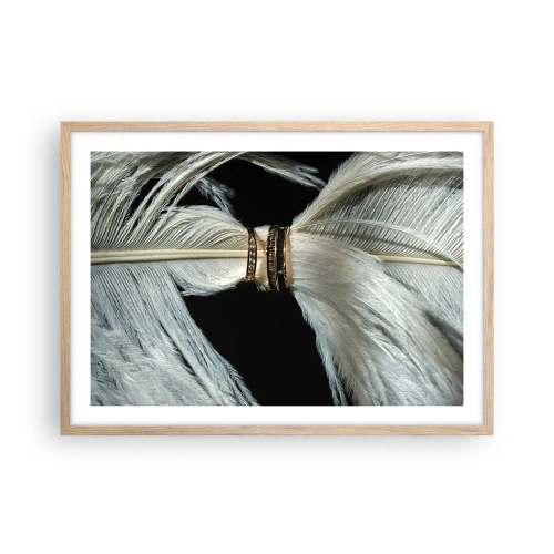 Pôster com moldura de carvalho claro - ...todos os dias da nossa vida... - 70x50 cm