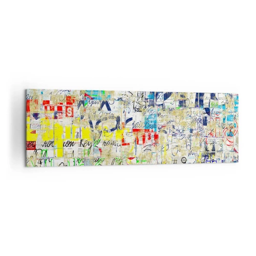 Quadro em tela - Simplesmente agradável aos olhos - 160x50 cm