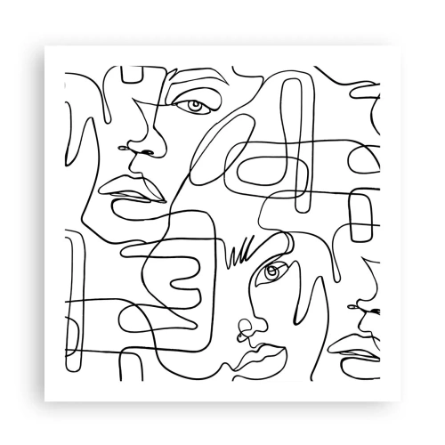 Pôster - Em emoções emaranhadas - 60x60 cm