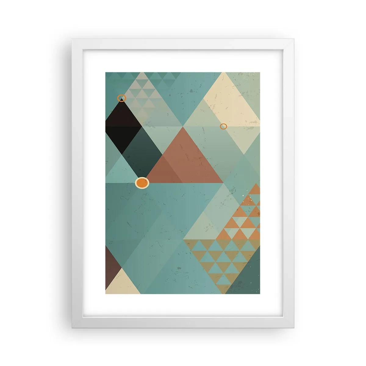 Pôster em moldura branca - A unidade de muitos, os muitos da unidade - 30x40 cm