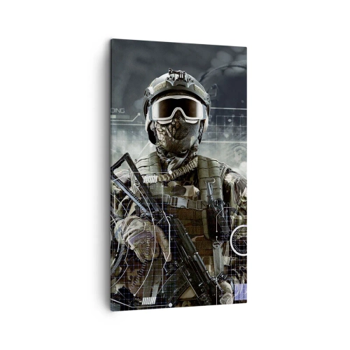 Quadro em tela - Poder para poder - 45x80 cm
