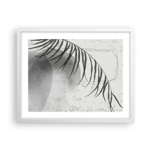 Pôster em moldura branca - O sutil exotismo da natureza - 50x40 cm