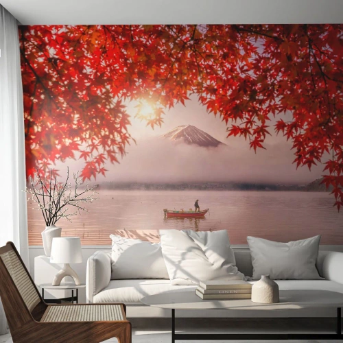 Papel de Parede Standard Eco - No clima japonês - Paisagem, Lago, Japão - 400x280 cm