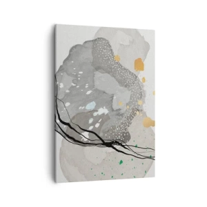 Quadro em tela - Composição orgánica - 50x70 cm