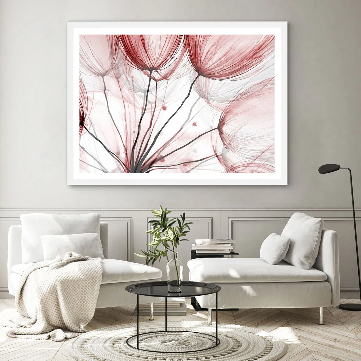 Pôster em moldura branca - Antes da partida - 91x61 cm