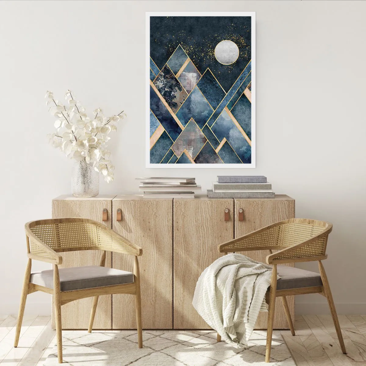 Pôster - Paisagem geométrica - 50x70 cm