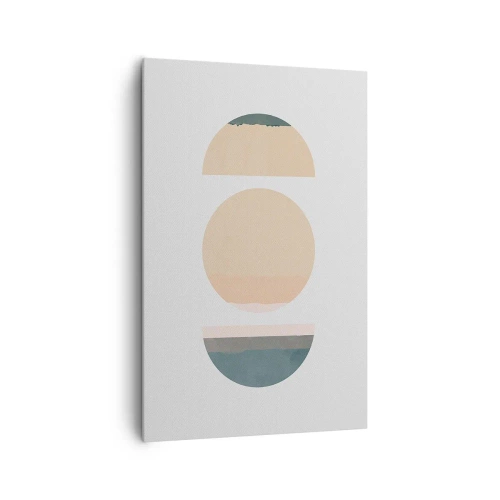 Quadro em tela - Círculo entre círculos - 80x120 cm