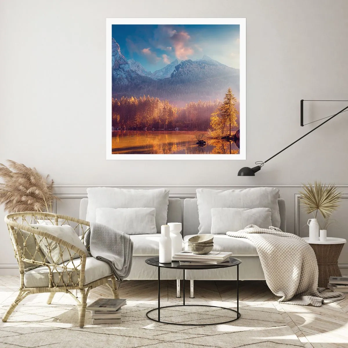 Pôster - Nas montanhas e vales - 30x30 cm