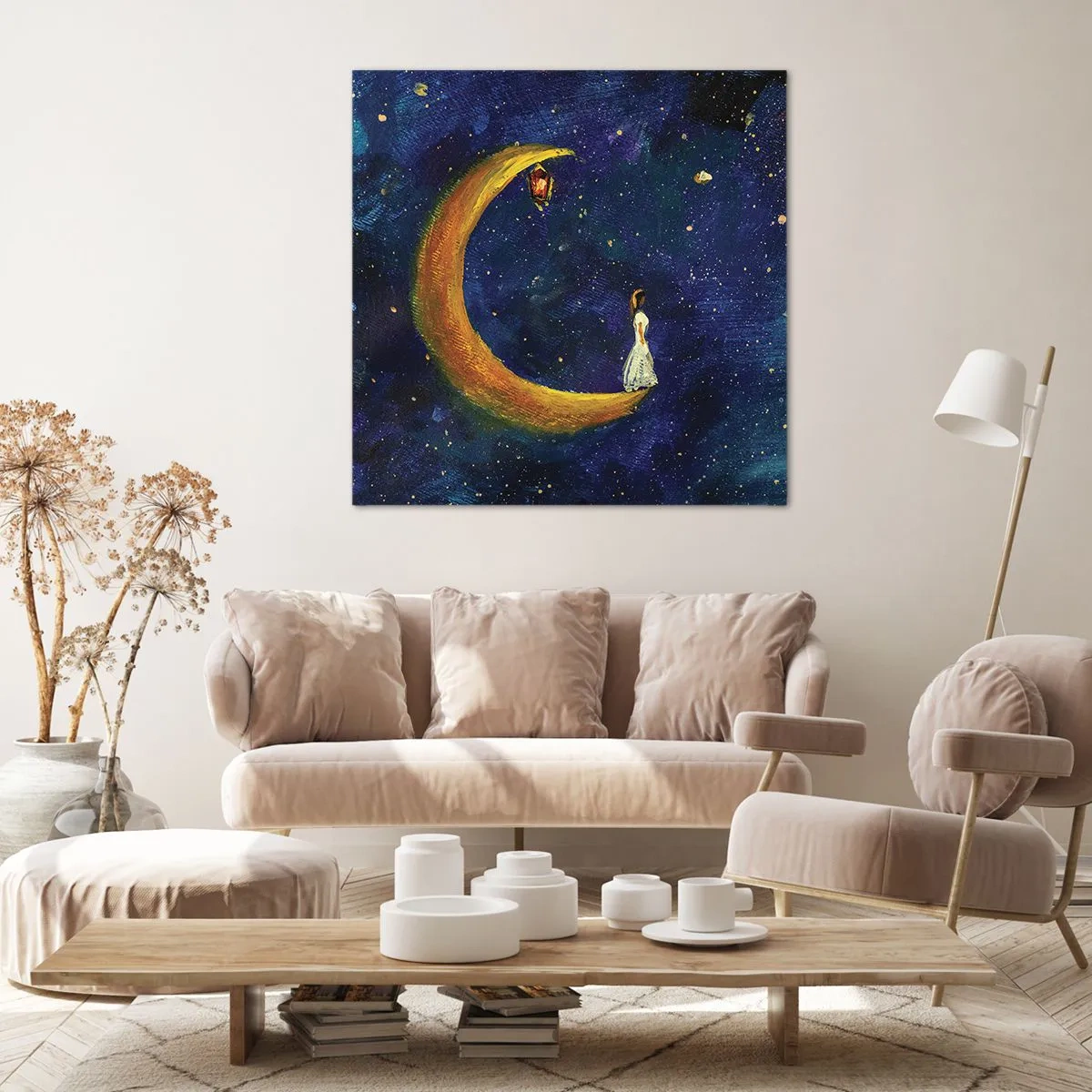 Quadro em tela - O Chamado do Mundo - 30x30 cm