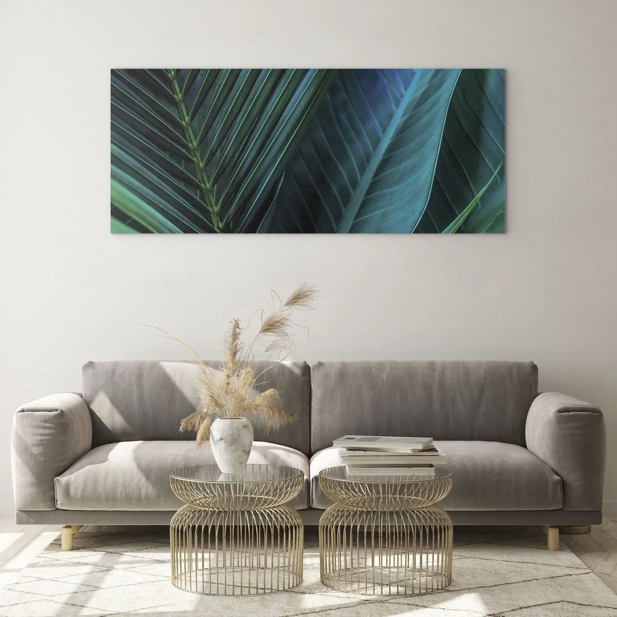 Quadro em vidro - Anatomia da vegetação - 160x50 cm