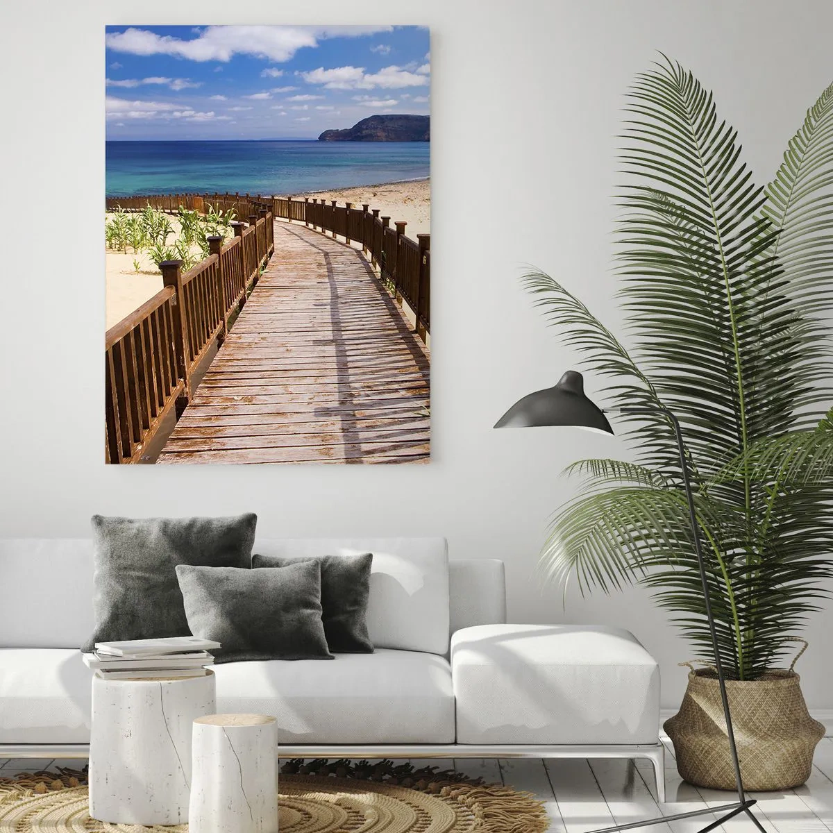 Quadro em vidro - Leve-me para as ilhas felizes - 50x70 cm