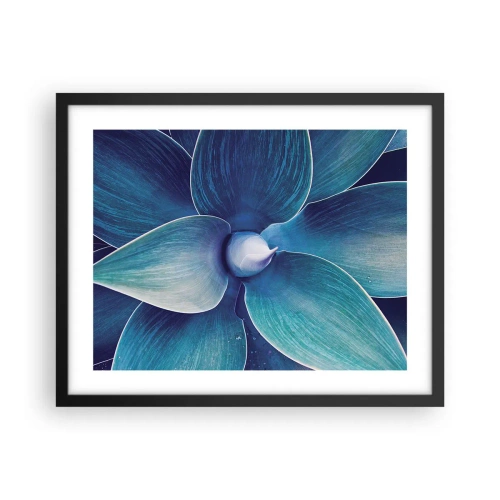 Pôster com moldura preta - O azul do céu - 50x40 cm