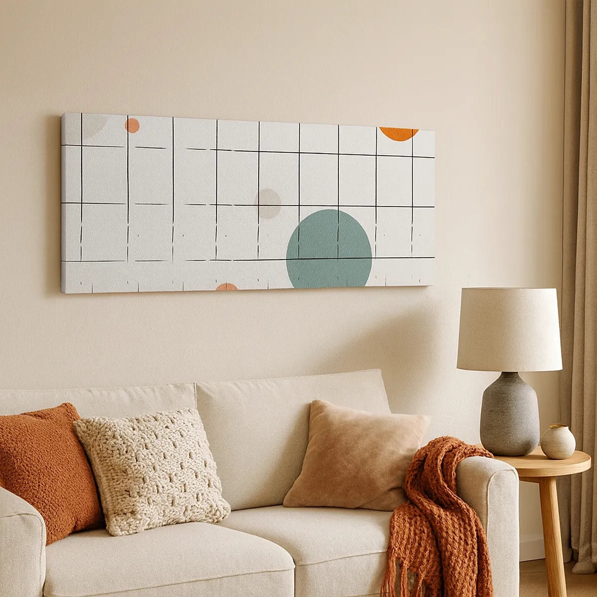 Quadro em tela - Encurralado. Nós ou eles? - 30x30 cm