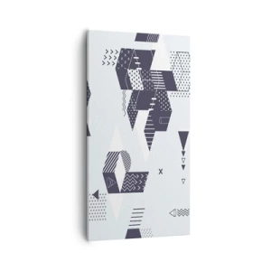 Quadro em tela - Na alma de um matemático - 55x100 cm