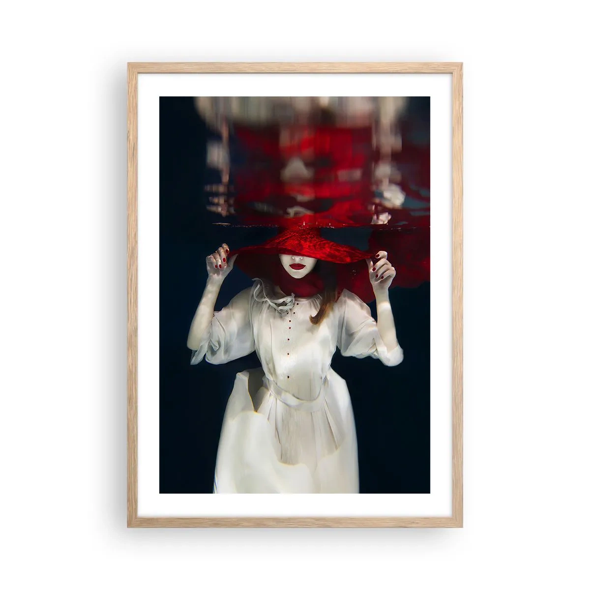 Pôster com moldura de carvalho claro - Demônio do Pântano - 50x70 cm