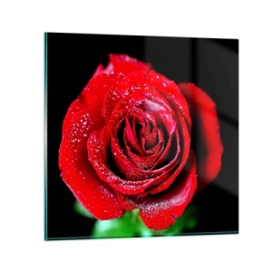 Quadro em vidro - Isso é amor - 70x70 cm