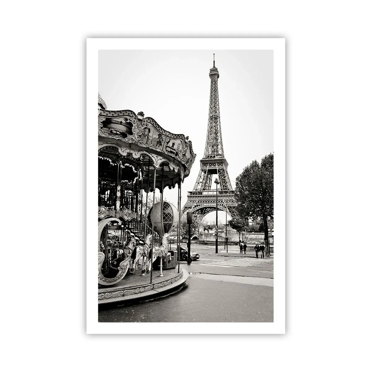 Pôster - Pensar em diversão é pensar em Paris - 61x91 cm