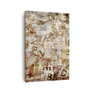 Quadro em tela - Unificando a conversa fiada - 70x100 cm