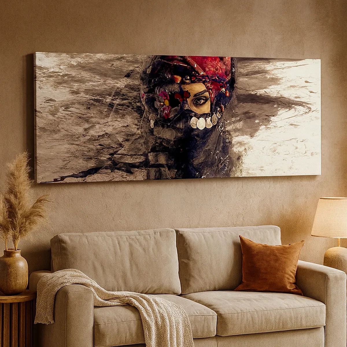 Quadro em tela - Perturbador, para dizer o mínimo - 30x30 cm