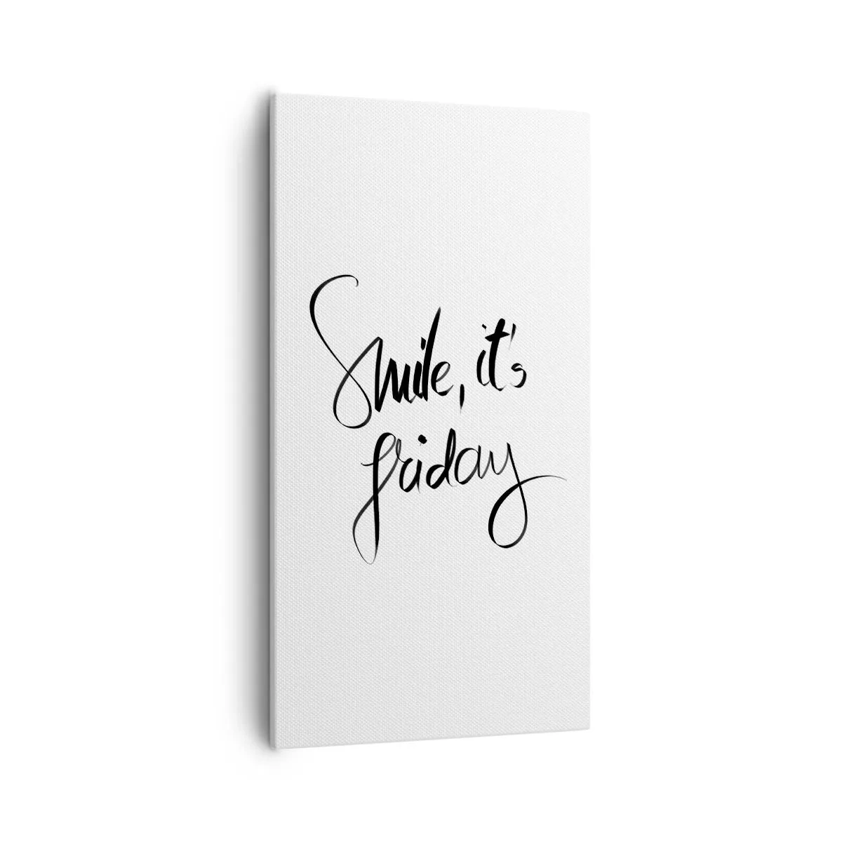 Quadro em tela - Verdadeira alegria - 55x100 cm