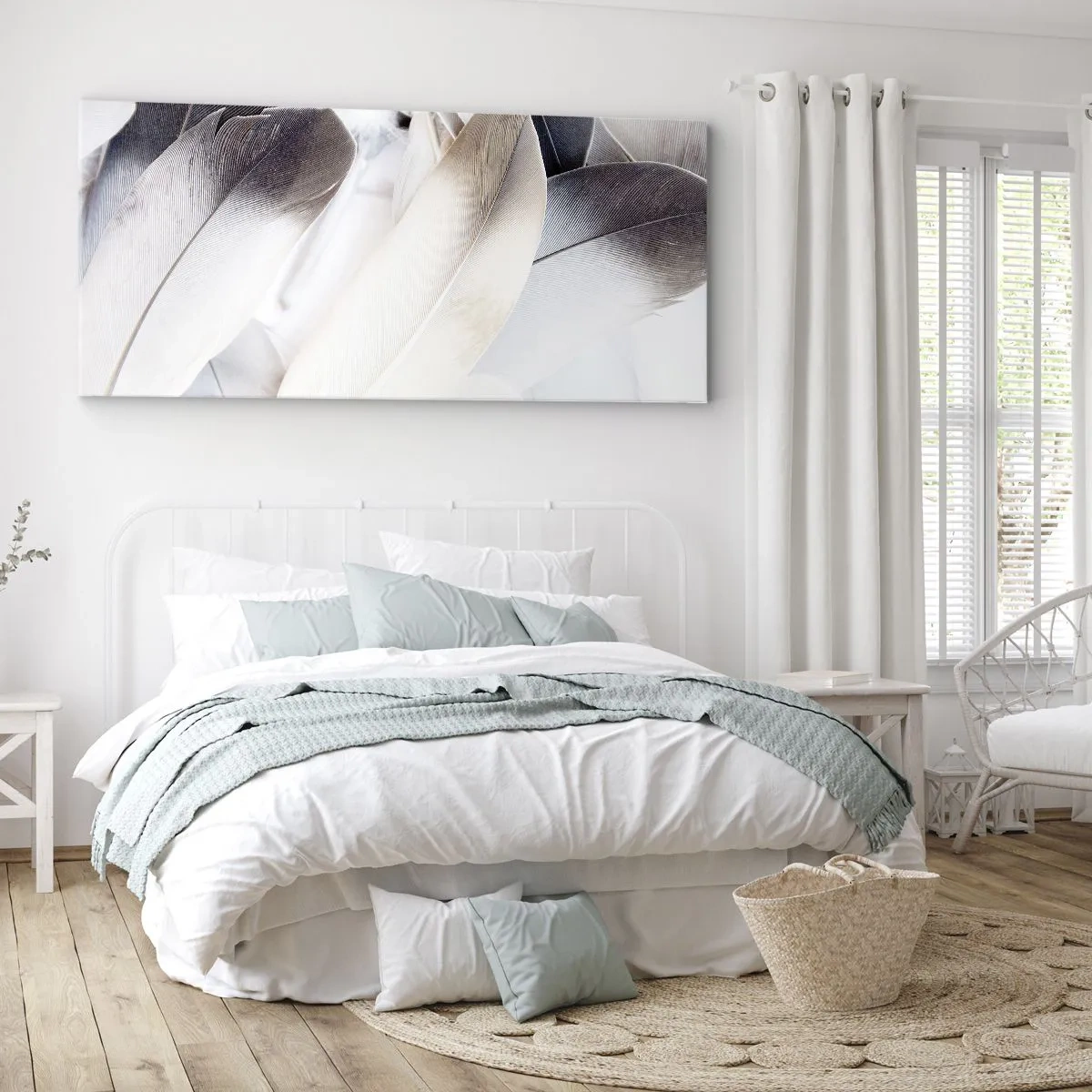 Quadro em tela - Semi-angelical - 140x50 cm