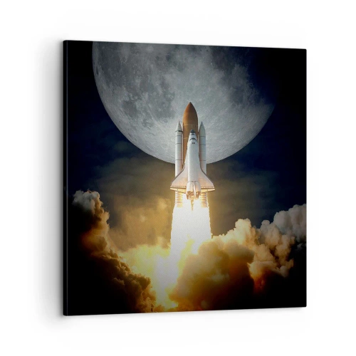 Quadro em tela - O início de uma aventura sobrenatural - 60x60 cm