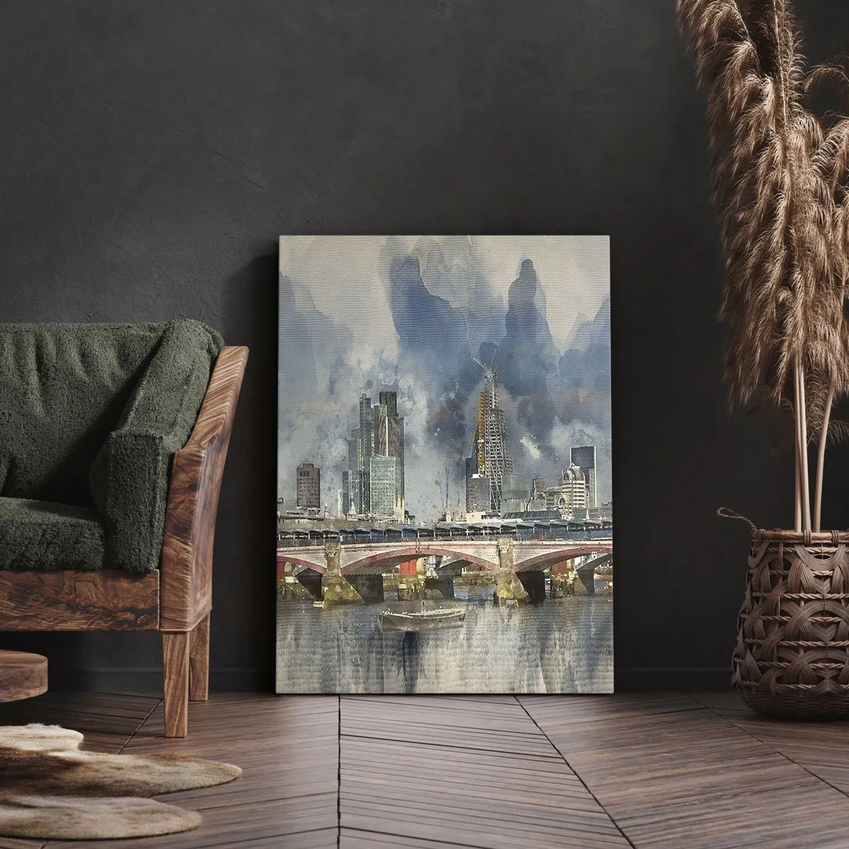 Quadro em tela - Londres em toda a sua glória - 50x70 cm