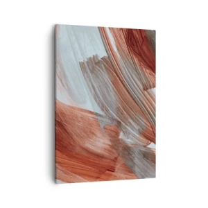 Quadro em tela - Abstração de outono e vento - 50x70 cm