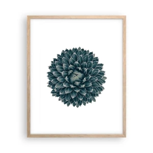 Pôster com moldura de carvalho claro - Estrela do Deserto - 40x50 cm