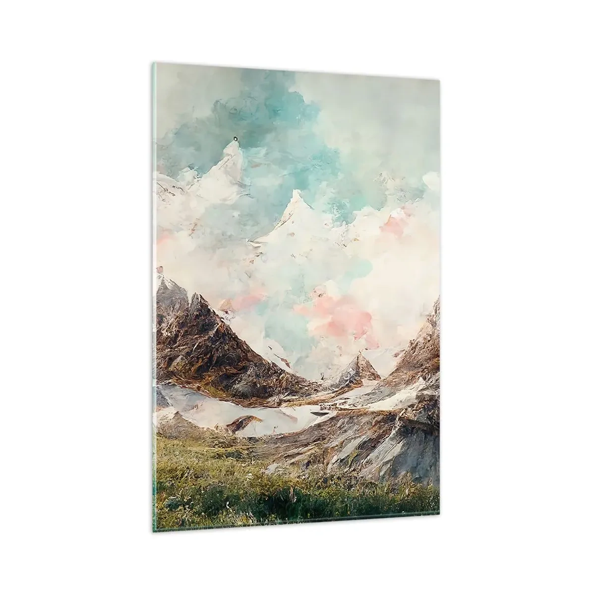 Quadro em vidro - Lâminas de rocha - 80x120 cm